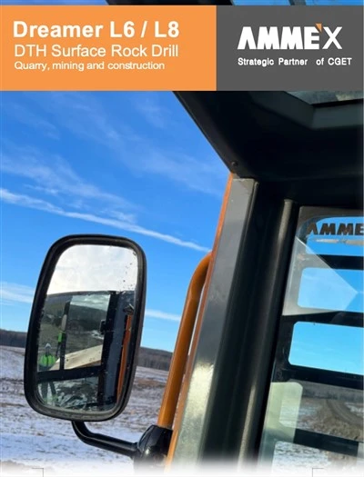 Taladro de roca de superficie L6/L8 DTH para minería y construcción de canteras